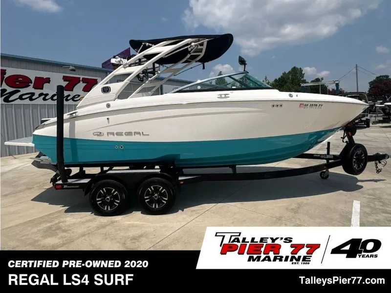 The Image of Certified pre-owned 2020 Regal LS4 Surf at Talley's Pier 77 Marine. - 1