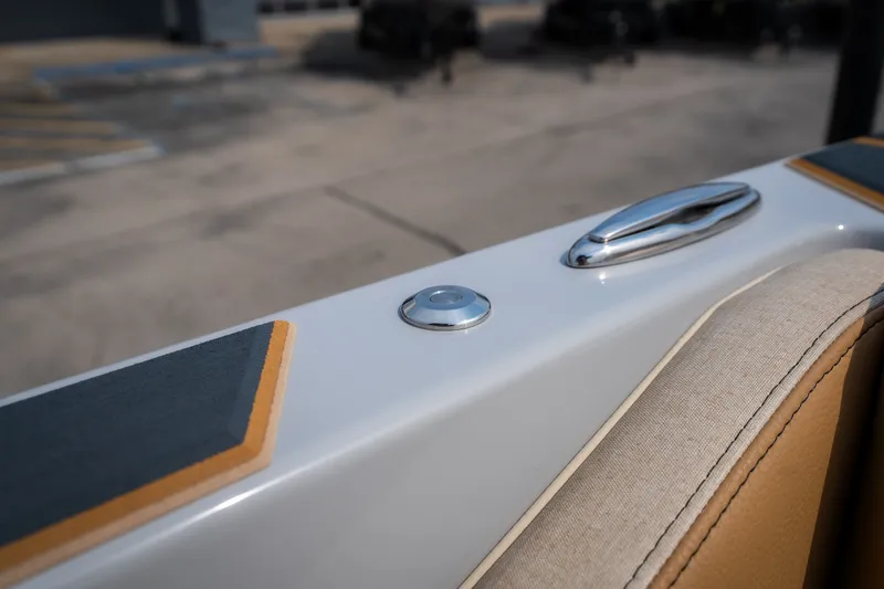 Slide: The Image of 2026 Tigé Z3 boat interior detail with sleek design and modern features. - 65