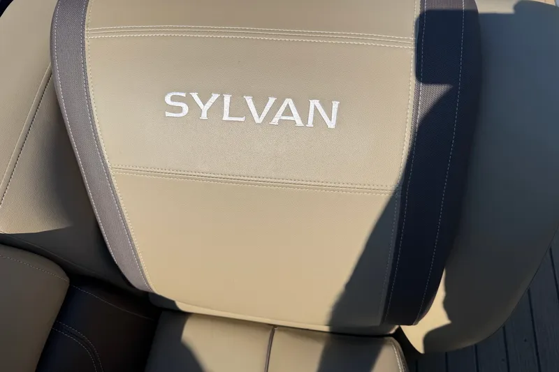 Slide: The Image of 2023 Sylvan Mirage X X1 boat seat with logo embroidery. - 45