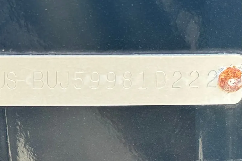 Slide: The Image of Hull identification number on 2022 Tracker Pro Guide V-175 Combo boat. - 36