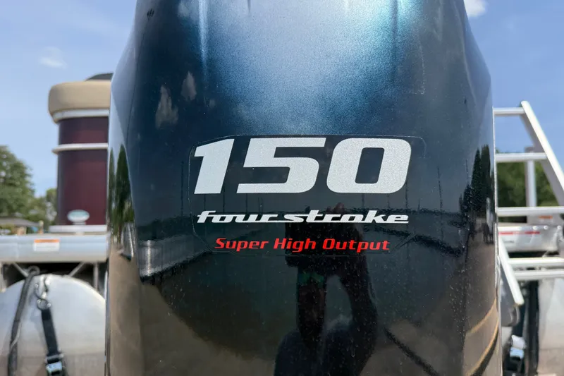 Slide: The Image of 2021 Godfrey Sweetwater 2286 FS with 150 horsepower four-stroke engine, super high output. - 9