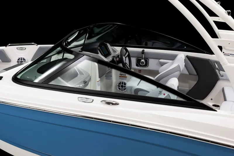 Slide: The Image of 2027 Chaparral 21 SSi boat interior with sleek design and modern features. - 18