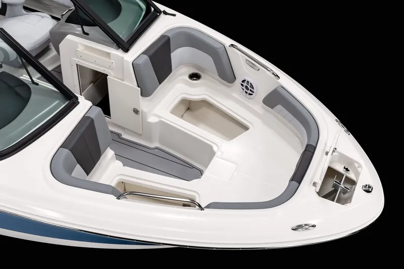 Slide: The Image of 2027 Chaparral 21 SSi boat interior with seating and storage compartments. - 3