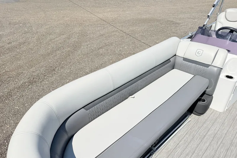 Slide: The Image of 2020 Godfrey Sweetwater 2286 C pontoon boat with comfortable seating and modern design. - 8