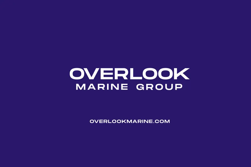Slide: The Image of Overlook Marine Group logo on blue background, featuring website URL. - 3