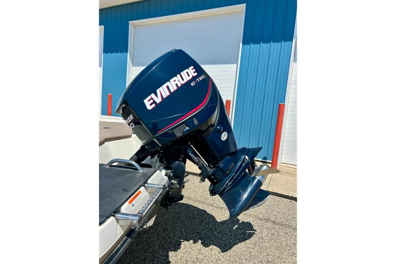 Slide: The Image of 2006 Ranger 180 Reata boat with Evinrude E-TEC outboard motor. - 53