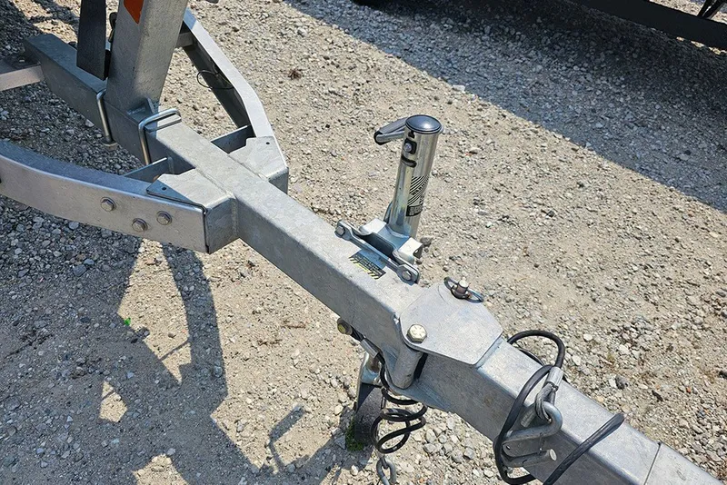 Slide: The Image of Trailer hitch of a 2020 Ranger RT178 on gravel surface. - 7