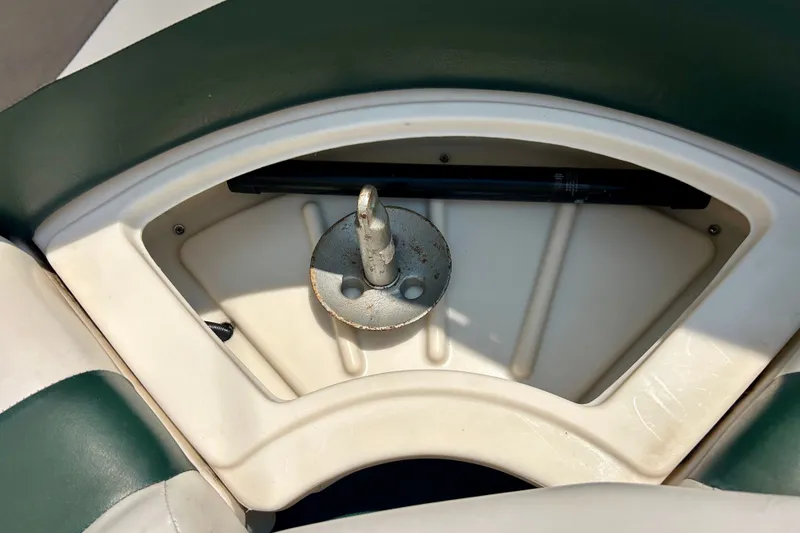 Slide: The Image of Boat seating area with anchor storage on a 2003 Misty Harbor 2080CF. - 31