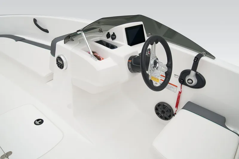 Slide: The Image of 2027 Tahoe T16: Modern cockpit with steering wheel, controls, and screen. - 27