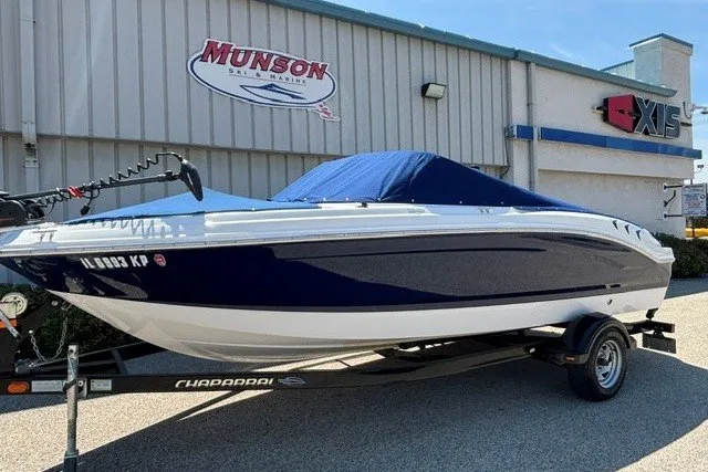The Image of 2012 Chaparral 19 H2O Ski & Fish boat on trailer at Munson Ski & Marine. - 0