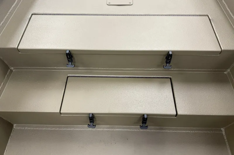 Slide: The Image of Sturdy storage compartments on Thor 1754 Thunder Hammer boat, 2027 model. - 13