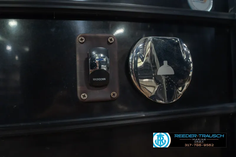Slide: The Image of Close-up of 2017 South Bay 725 RS washdown switch and cap. - 49