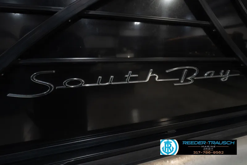 Slide: The Image of 2017 South Bay 725 RS logo on black surface, Reeder Trausch Marine branding visible. - 57