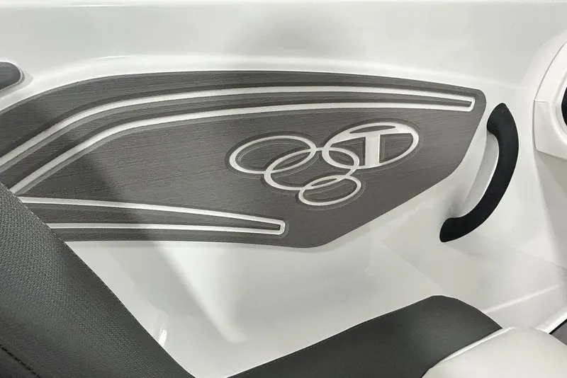 Slide: The Image of Interior detail of 2026 Tahoe T21 boat, featuring sleek design and modern accents. - 19