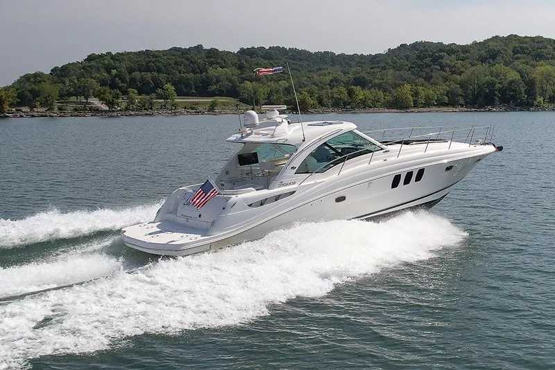Slide: The Image of 2008 Sea Ray 48 Sundancer underway - 51