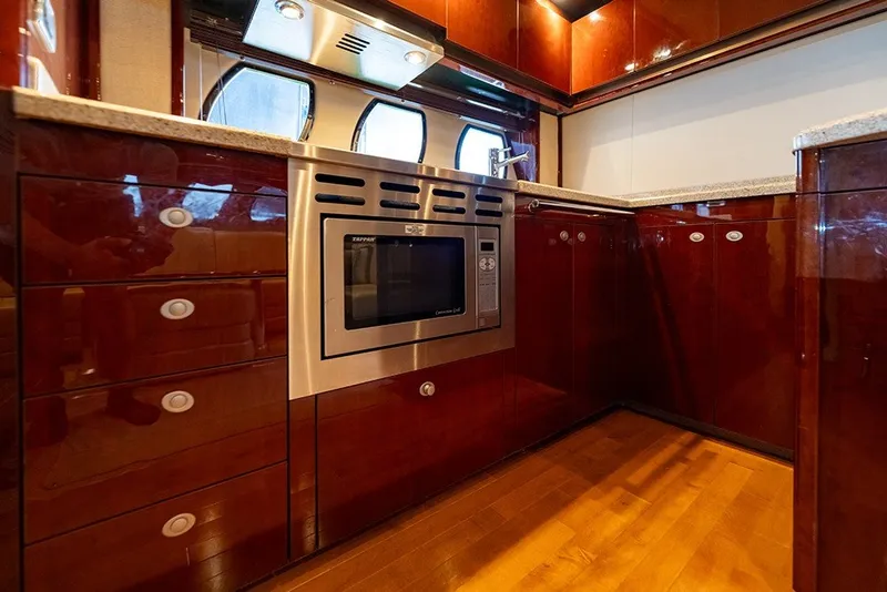 Slide: The Image of Galley storage area with convection grill - 28