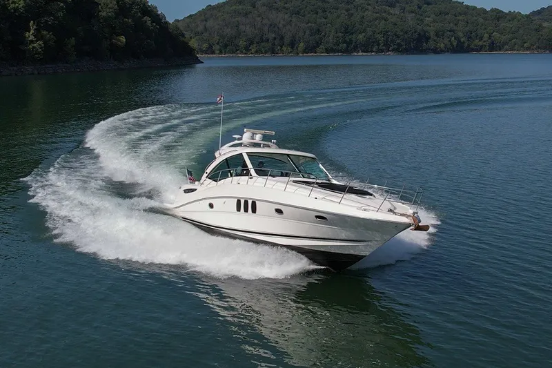 Slide: The Image of 2008 Sea Ray 48 Sundancer underway - 50