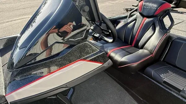 Slide: The Image of The image shows the cockpit of a 2026 Skeeter ZXE20 with a sleek, sporty design. - 18