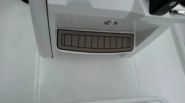 Slide: The Image of Close-up of a boat deck with a non-slip step and an integrated handle. - 14