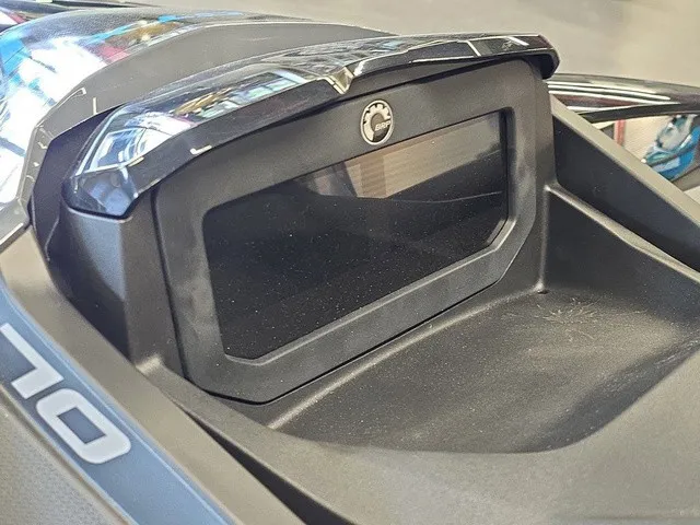 Slide: The Image of Close-up of a Sea-Doo GTX 170 dashboard featuring a modern display. - 11