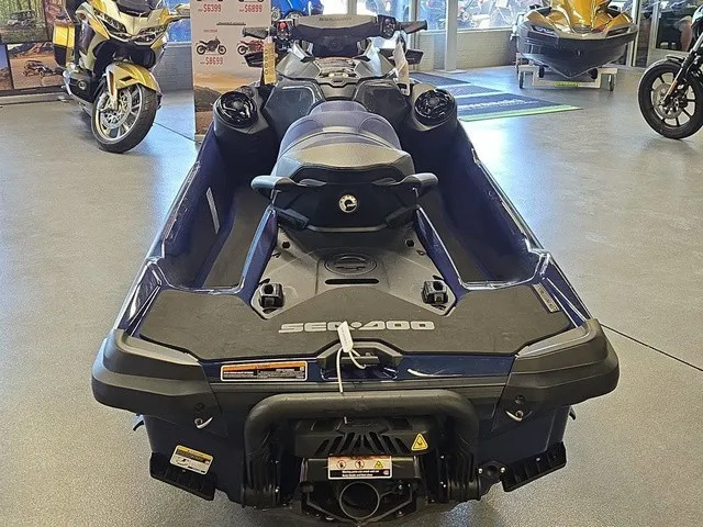 Slide: The Image of A 2026 Sea-Doo GTX 170 is displayed in a showroom. It features a sleek design. - 7