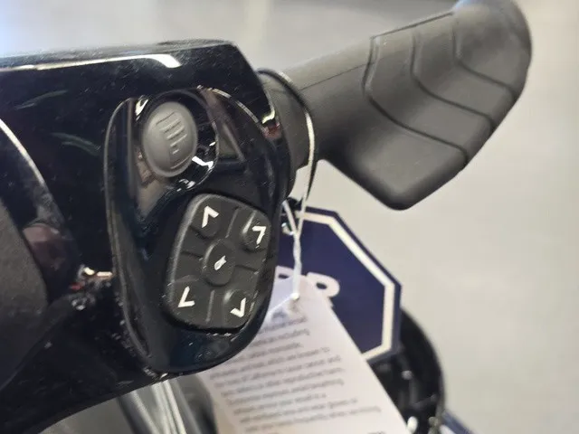 Slide: The Image of Close-up of a Sea-Doo GTX 170 jet ski handlebar with control buttons. - 14