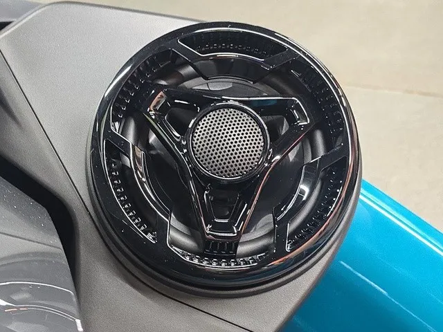 Slide: The Image of Close-up of a black speaker on a 2026 Sea-Doo Wake Pro 230. - 16