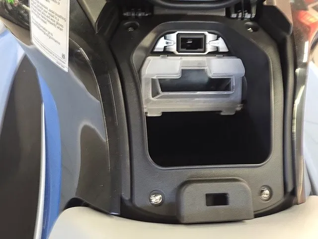 Slide: The Image of Close-up of a storage compartment on a 2026 Kawasaki Jet Ski STX. - 18