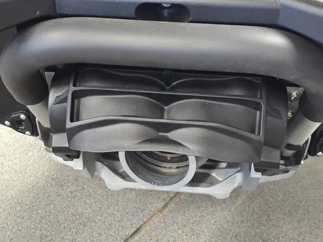 Slide: The Image of Close-up of the jet ski engine with a robust design and modern engineering. - 8