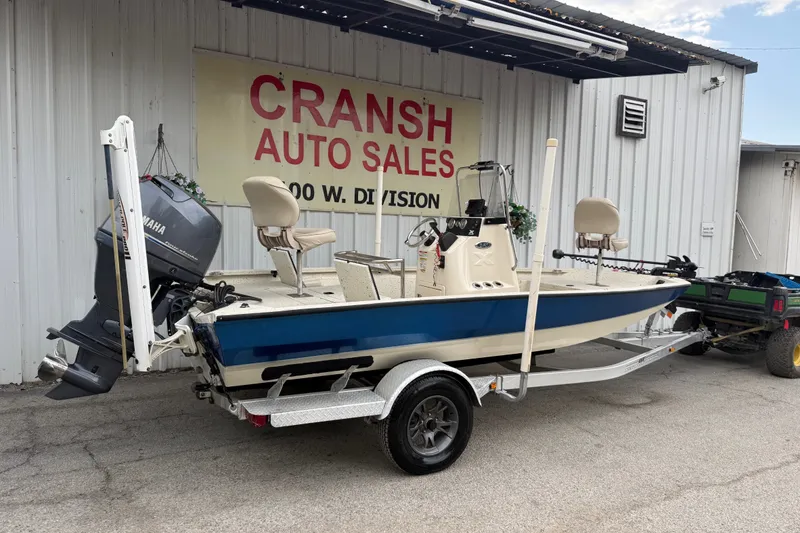Slide: The Image of 2016 Xpress H18 Bay boat on trailer at Cransh Auto Sales. - 26