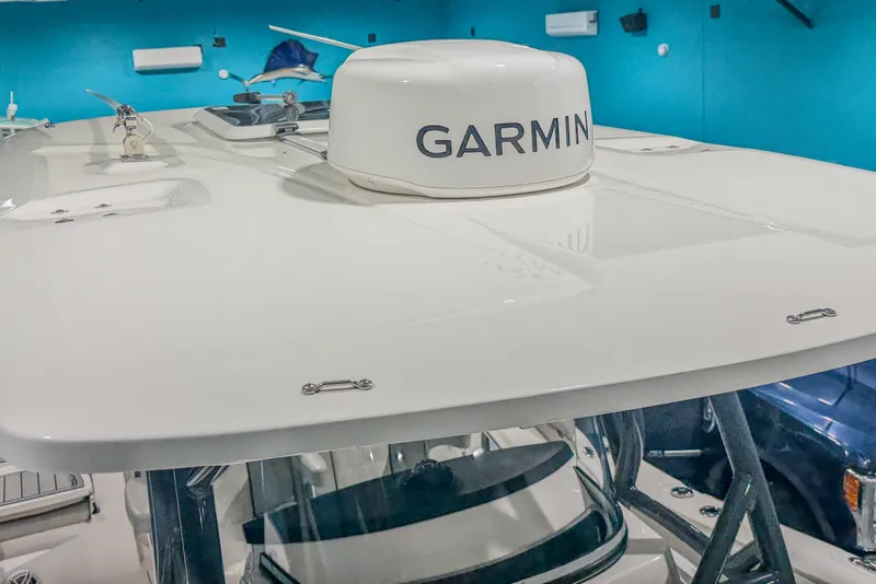 Slide: The Image of 2022 Sea Fox 288 Commander boat with Garmin radar on top. - 10