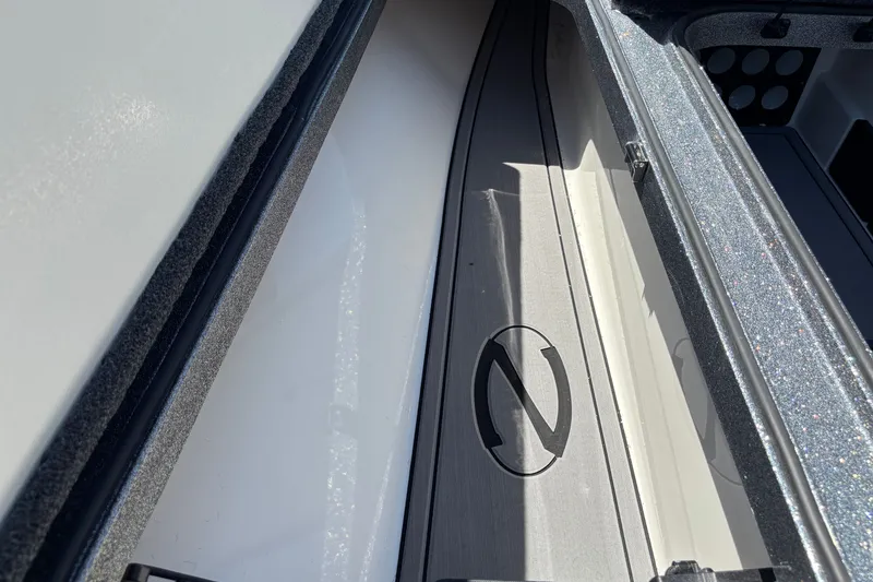 Slide: The Image of Interior view of 2027 Ranger Z518 Cup-Equipped boat storage compartment. - 12