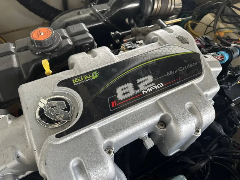 Slide: The Image of A MerCruiser 8.2 MAG engine in a 2011 Chaparral 287 SSX boat. - 11