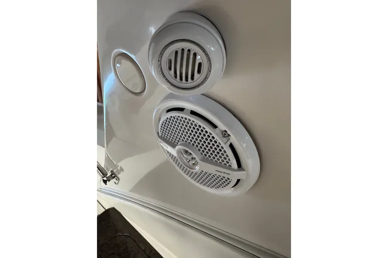 Slide: The Image of Marine speakers on a 2006 Four Winns 348 Vista boat interior panel. - 40
