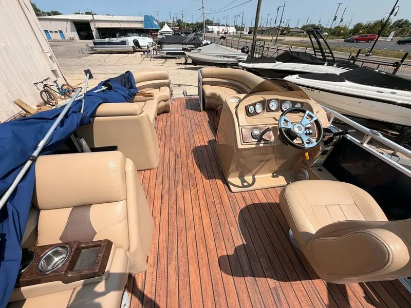 Slide: The Image of Cypress Cay Pontoons Cabana 220 2015 - 4