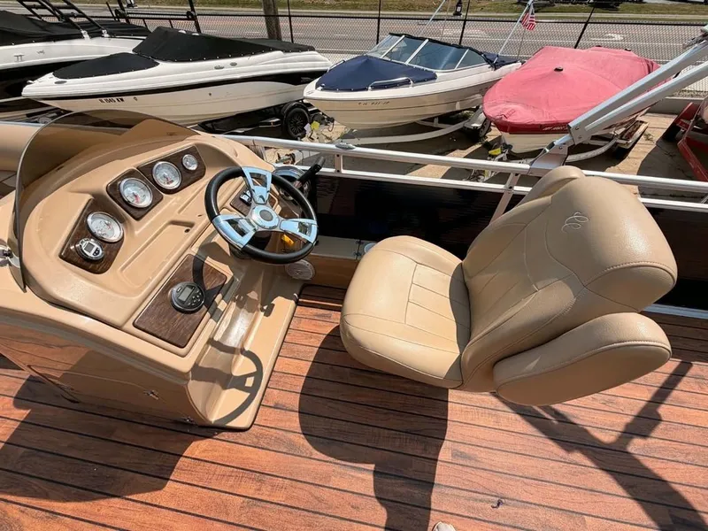 Slide: The Image of Cypress Cay Pontoons Cabana 220 2015 - 5