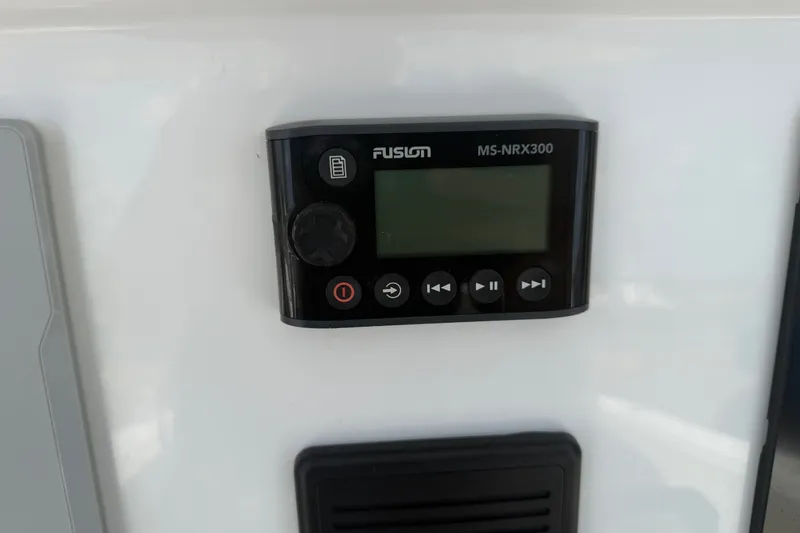 Slide: The Image of Fusion MS-NRX300 marine stereo on 2019 Invincible 36 Open Fisherman boat. - 64