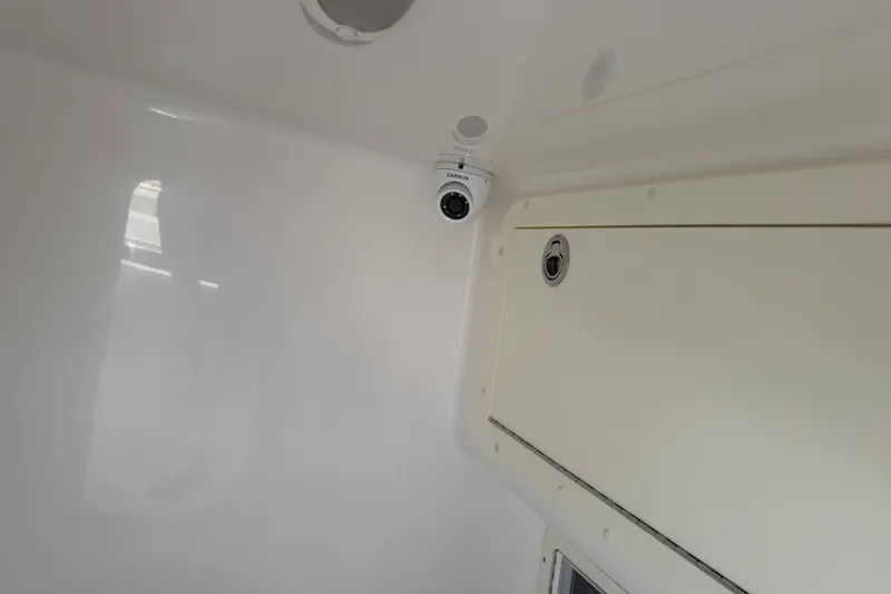 Slide: The Image of Interior of 2019 Invincible 36 Open Fisherman boat with mounted camera. - 61