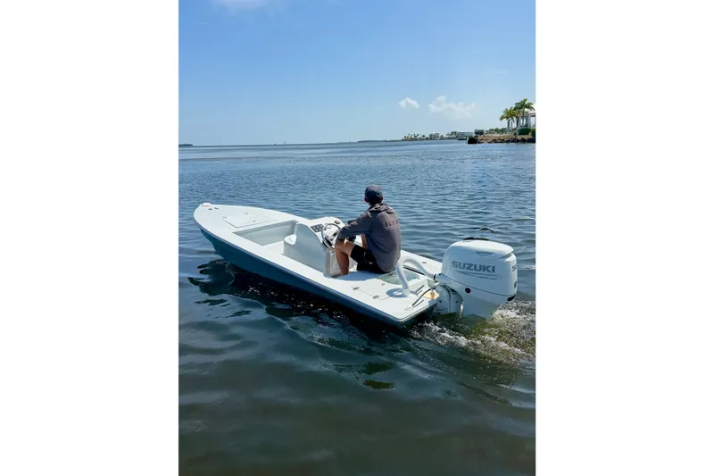 Slide: The Image of Small boat on water with Suzuki engine, 2024 Homeade model 15. - 4