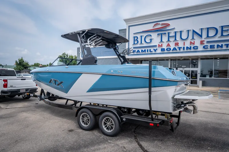 Slide: The Image of 2026 ATX Surf Boats 22 Type-S displayed at Big Thunder Marine dealership. - 39