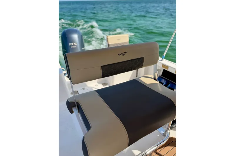 Slide: The Image of Tidewater 1910 Bay Max boat seat with ocean view, 2022 model. - 16