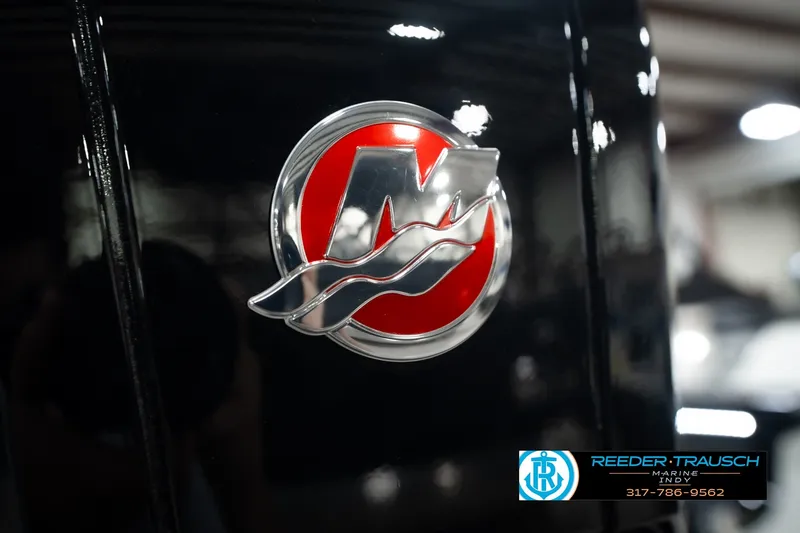 Slide: The Image of Close-up of Lund 1975 Pro-V Sport 2026 logo on a shiny black surface. - 60