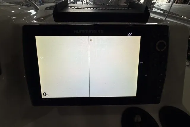 Slide: The Image of Humminbird fish finder on 2015 Boston Whaler 210 Montauk boat dashboard. - 9