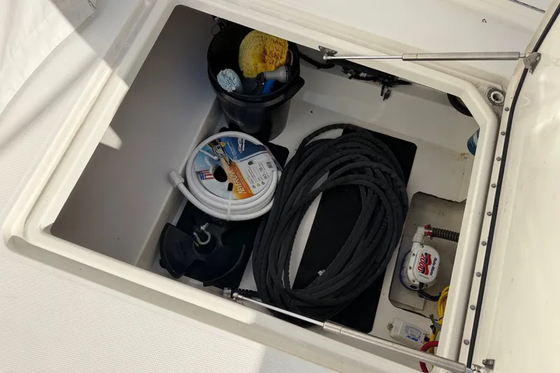 Slide: The Image of Aft cockpit Starboard storage locker - 37