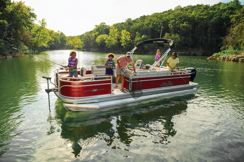 Slide: The Image of Sun Tracker Fishin' Barge 22 DLX 2026 - 101