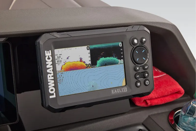 Slide: The Image of Sun Tracker Fishin' Barge 22 DLX 2026 - 75