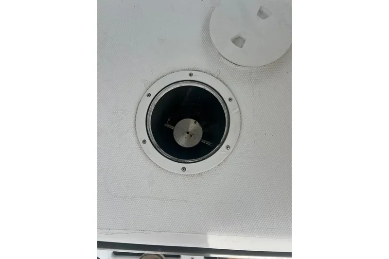 Slide: The Image of Deck fitting on 2007 Hunter 41 Deck Salon sailboat. - 18