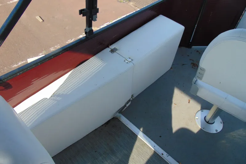 Slide: The Image of Interior seating of 2022 Godfrey Sweetwater 2186 FS pontoon boat. - 15