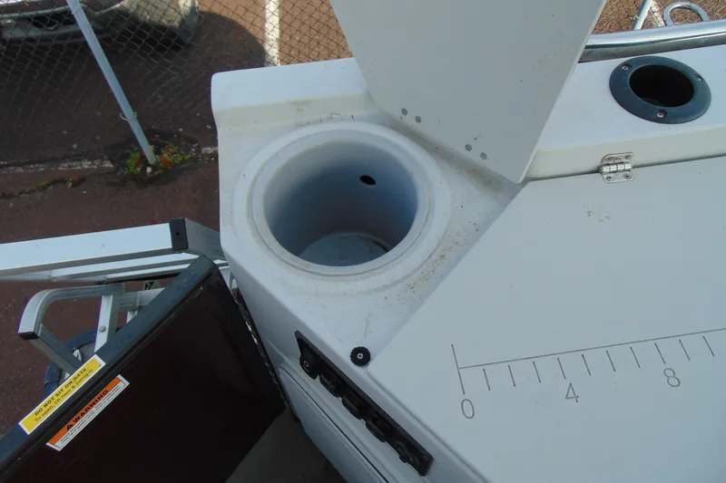 Slide: The Image of Livewell compartment on a 2022 Godfrey Sweetwater 2186 FS pontoon boat. - 20