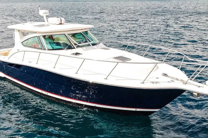 The Image of 2005 Tiara Yachts 3800 Open cruising on the ocean. - 0
